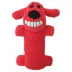 Multipet Loofa Dog The Original Squeaky Plush Dog Toy 6 IN image thumbnail 4