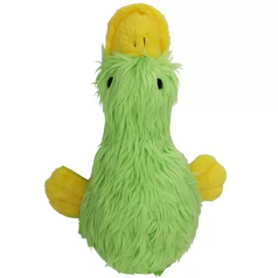 Multipet Duckworth Webster Squeaky Plush Dog Toy Color Varies