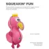 Outward Hound Xtreme Seamz Flamingo Squeaky Durable Dog Toy image thumbnail 2