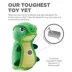 Outward Hound Xtreme Seamz Dino Dog Toy image thumbnail 2