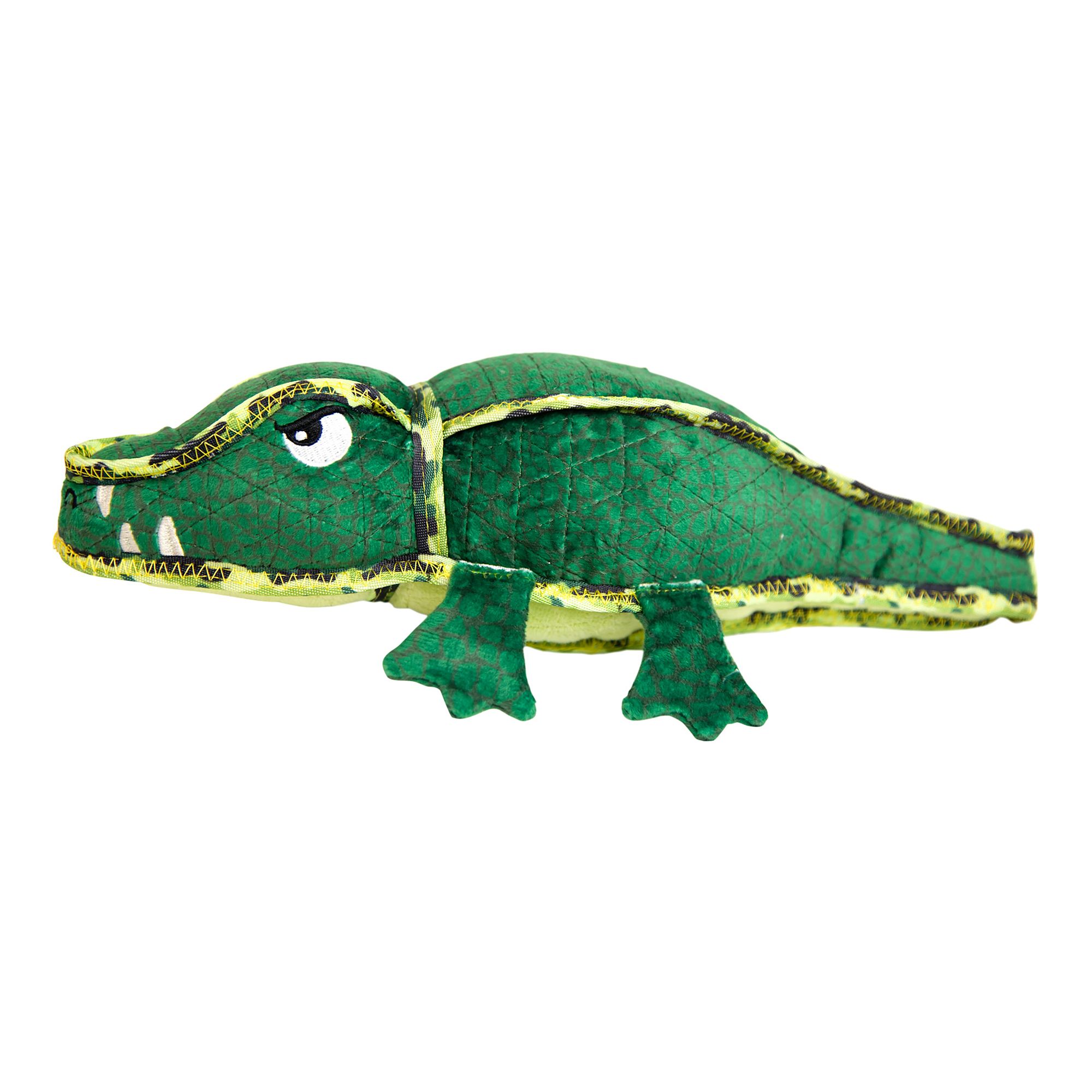 animal Outward Hound Xtreme Seamz Alligator Squeaky Plush Dog Toy