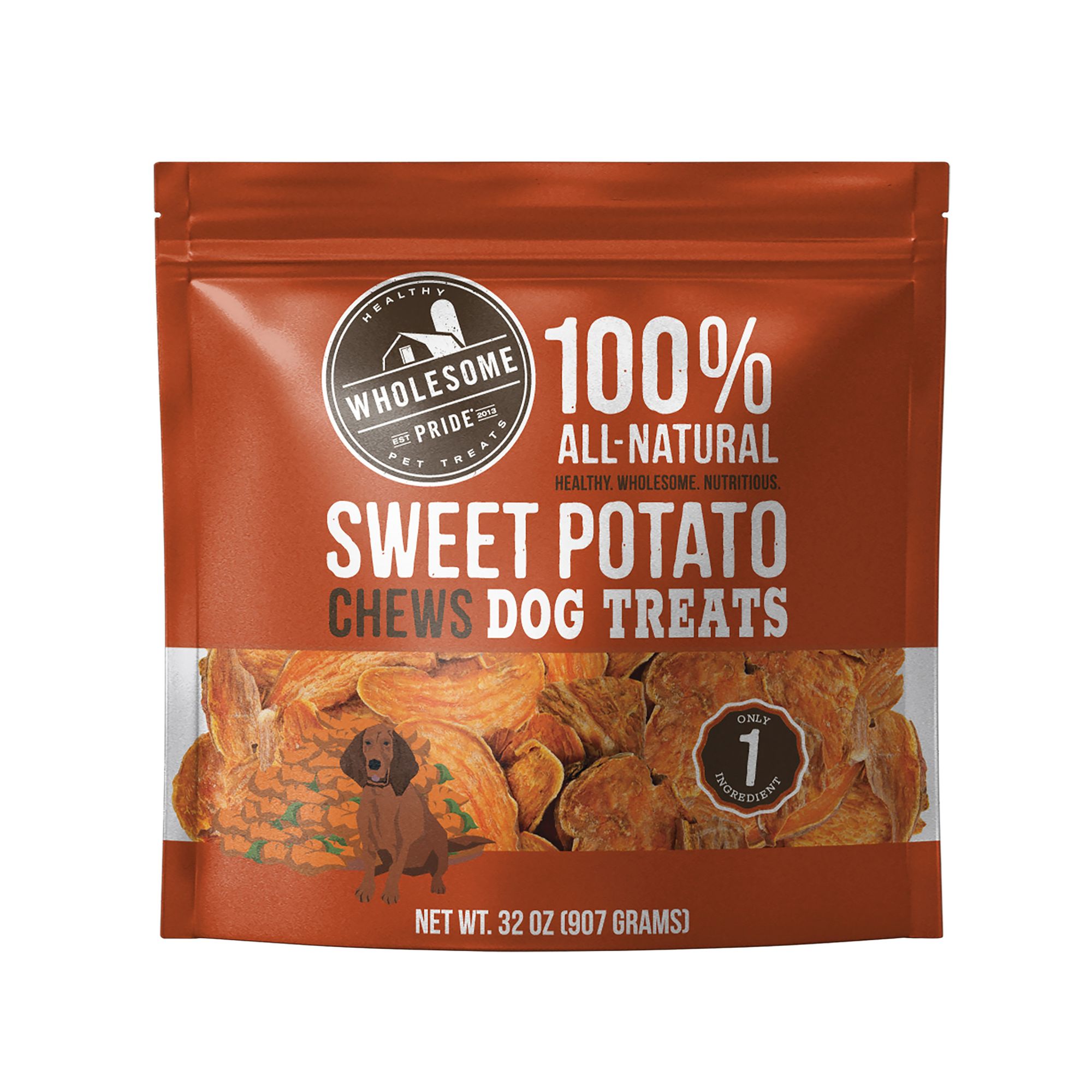 Wholesome Pride Sweet Potato Chews Dog Treats