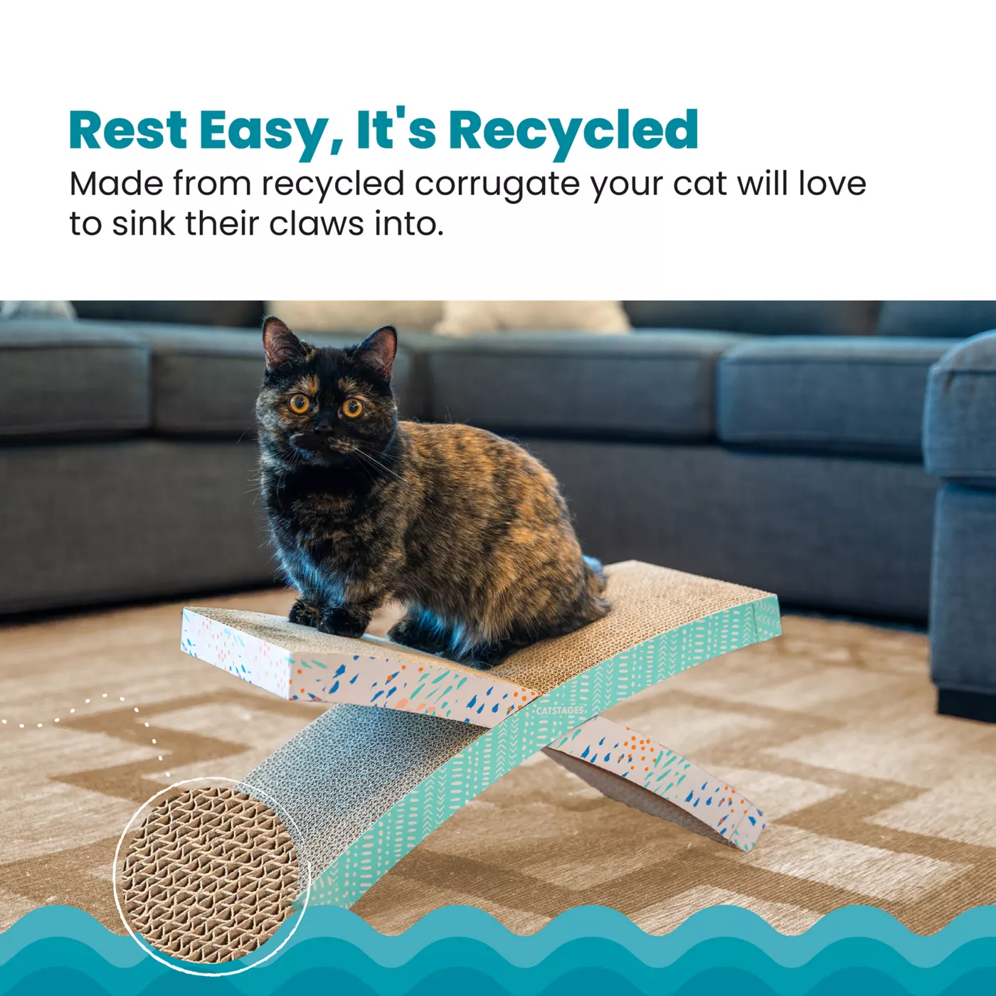 Catstages Easy Life Hammock Cat Scratcher