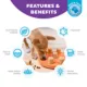 Product Nina Ottosson by Outward Hound Dog Smart Composite Dog Toy