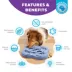 Outward Hound Nina Ottosson Puppy Hide N' Slide Interactive Treat Puzzle Dog Toy image thumbnail 2