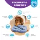 Product Outward Hound Nina Ottosson Puppy Hide N' Slide Interactive Treat Puzzle Dog Toy