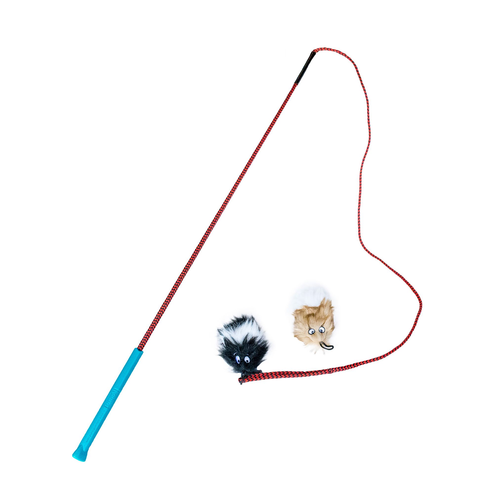 Outward Hound Tail Teaser with Refill Dog Cat Teaser Toy