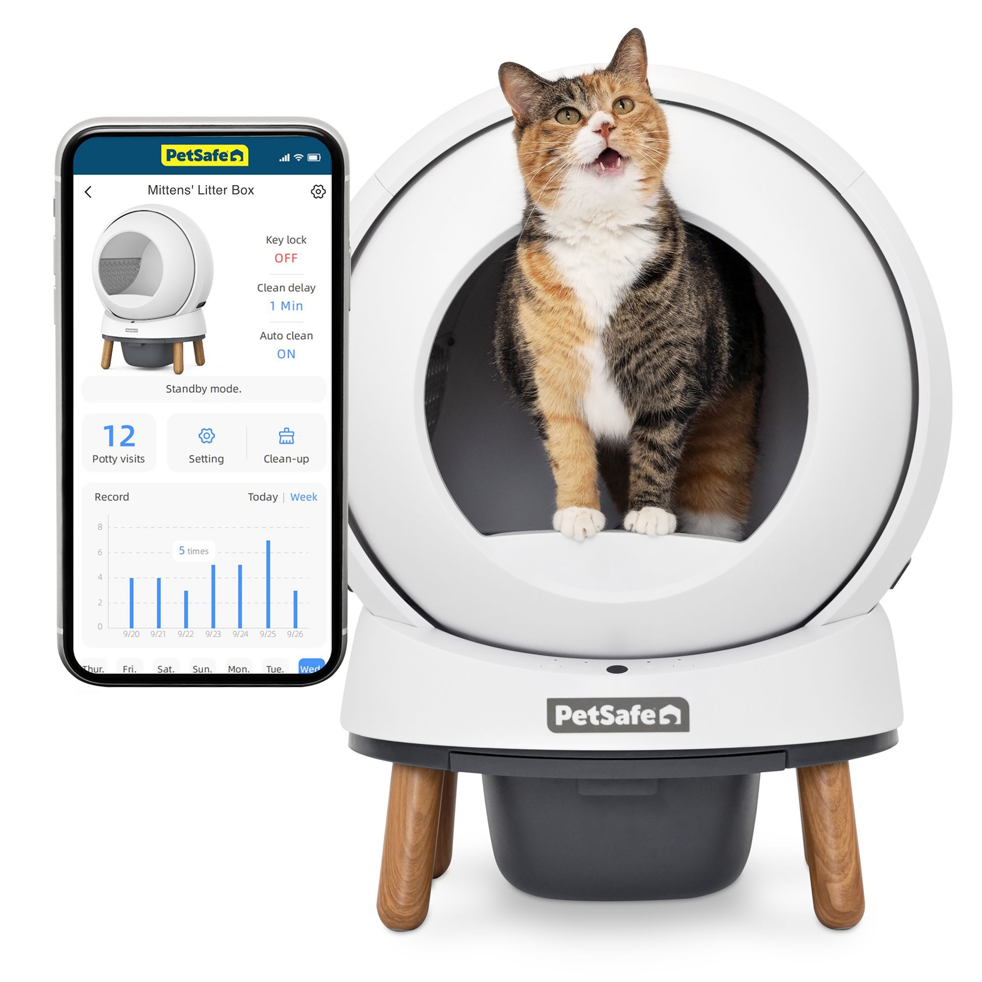 PetSafe ScoopFree SmartSpin Automatic Self Cleaning Litter Box