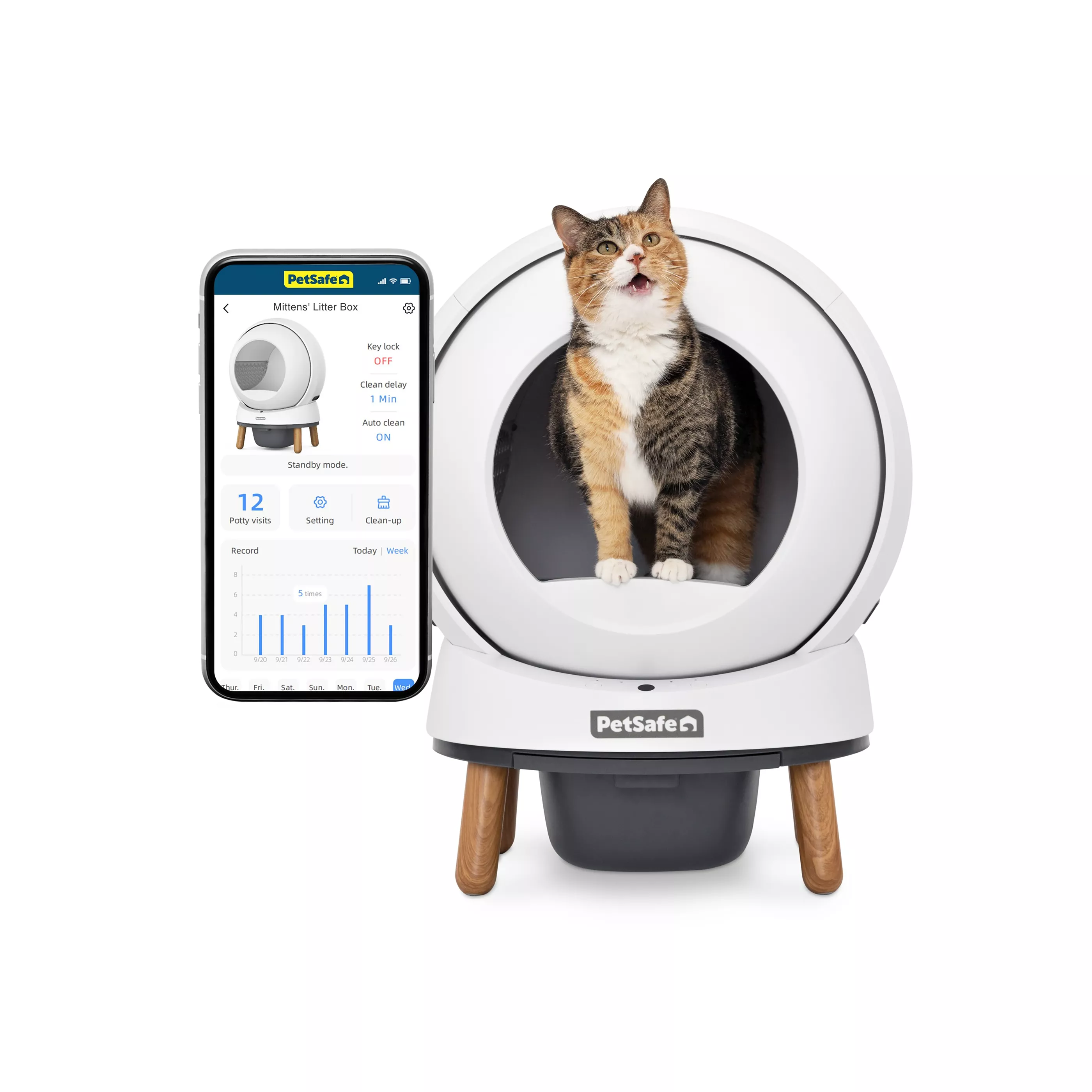 PetSafe ScoopFree® SmartSpin Automatic Self-Cleaning Litter Box