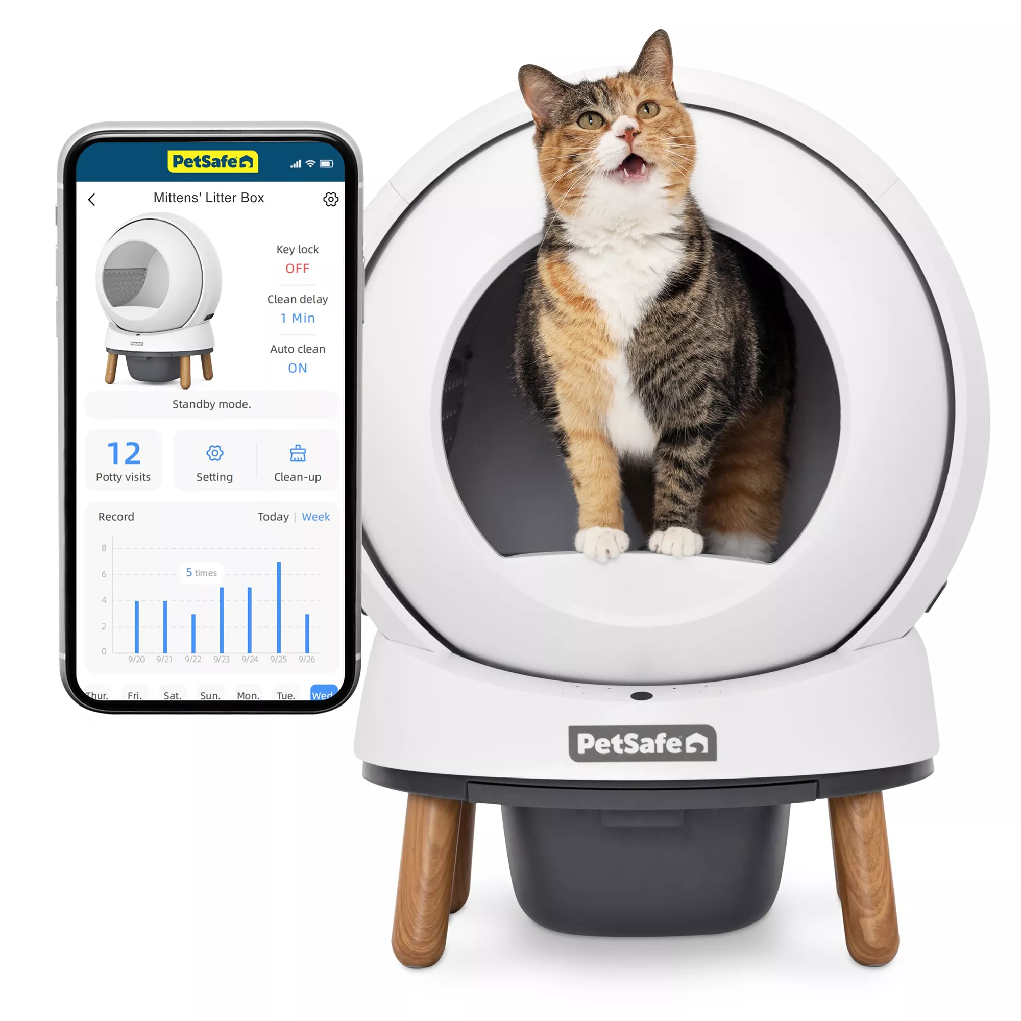 PetSafe ScoopFree® SmartSpin Automatic Self-Cleaning Litter Box