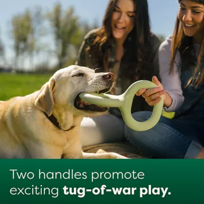 Product Earth Rated Tug Toy, Interactive Dog Pull Toy, Ergonomic Grip, Natural Rubber