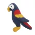 Barker's Bowtique Wildlife Mickie The Macaw Dog Toy image thumbnail 1