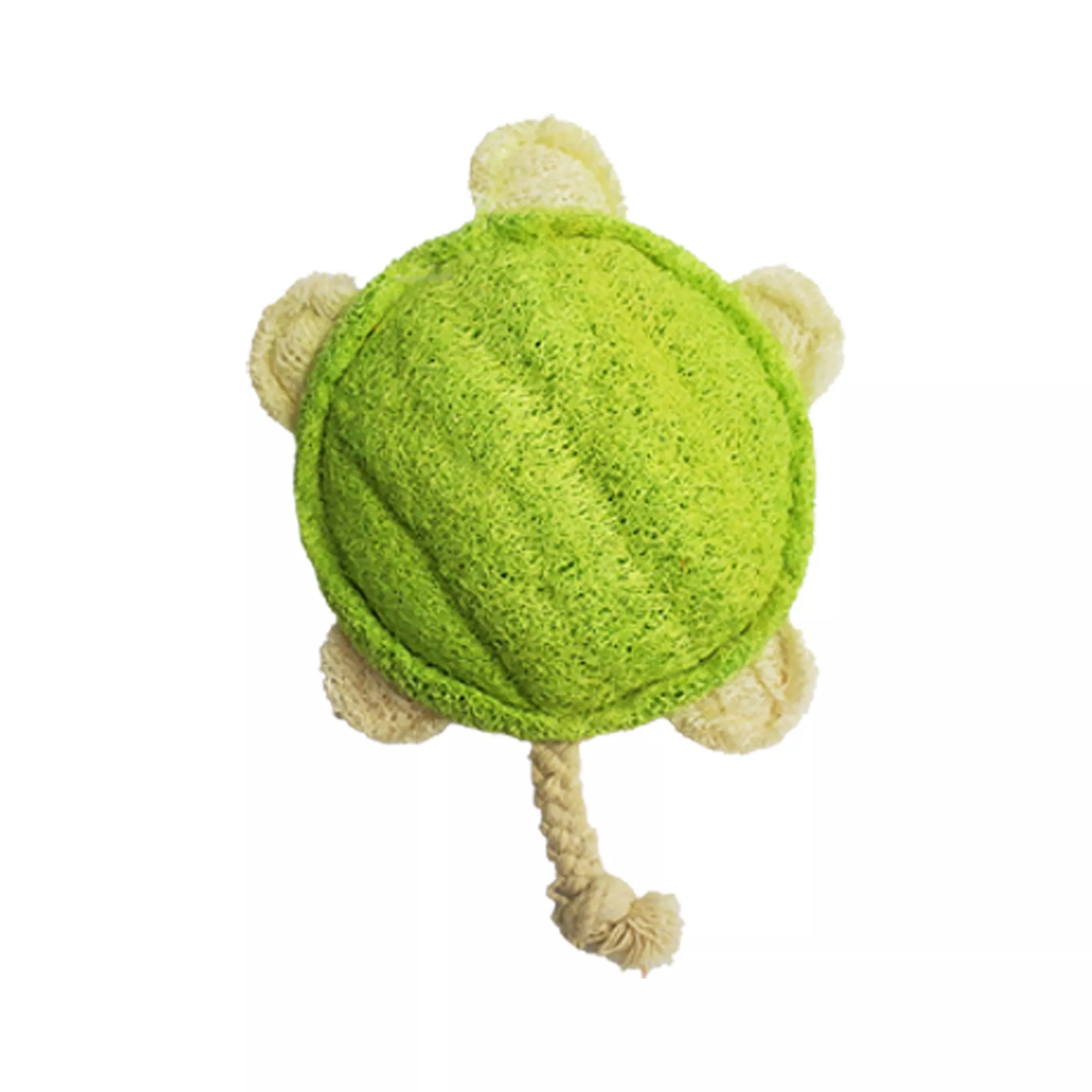 Hip Doggie's Organic Loofah Dental Turtle Toy