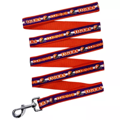 Pets First Clemson Tigers Satin Pet Leash - Image 1