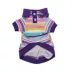  Max's Closet Designer Stripes Polo Pink Blue Dog Shirt image thumbnail 1