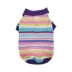  Max's Closet Designer Stripes Polo Pink Blue Dog Shirt image thumbnail 2