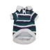  Max's Closet Designer Stripes Polo Navy Green Dog Shirt image thumbnail 1