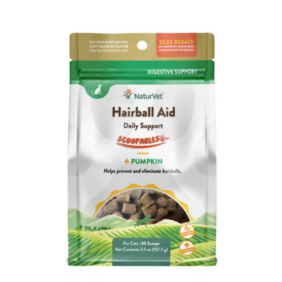 Product NaturVet Scoopables Hairball Aid Chews for Cats