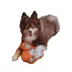 Barker's Bowtique Wildlife Ozzie Orangutan Dog Toy image thumbnail 2