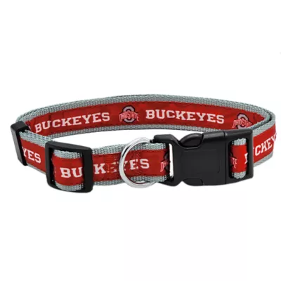 Pets First Ohio State Buckeyes Satin Dog Collar - Image 1