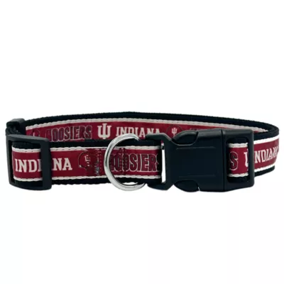 Product Pets First Indiana Hoosiers Satin Dog Collar