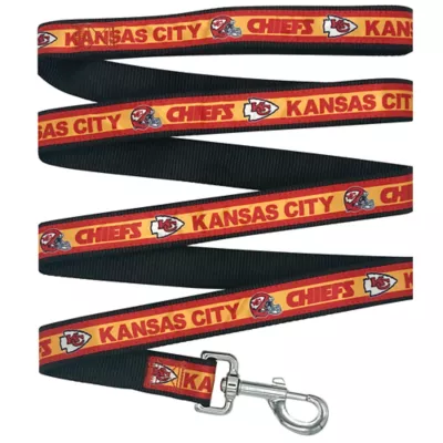 Pets First Kansas City Chiefs Satin Pet Leash - Image 1