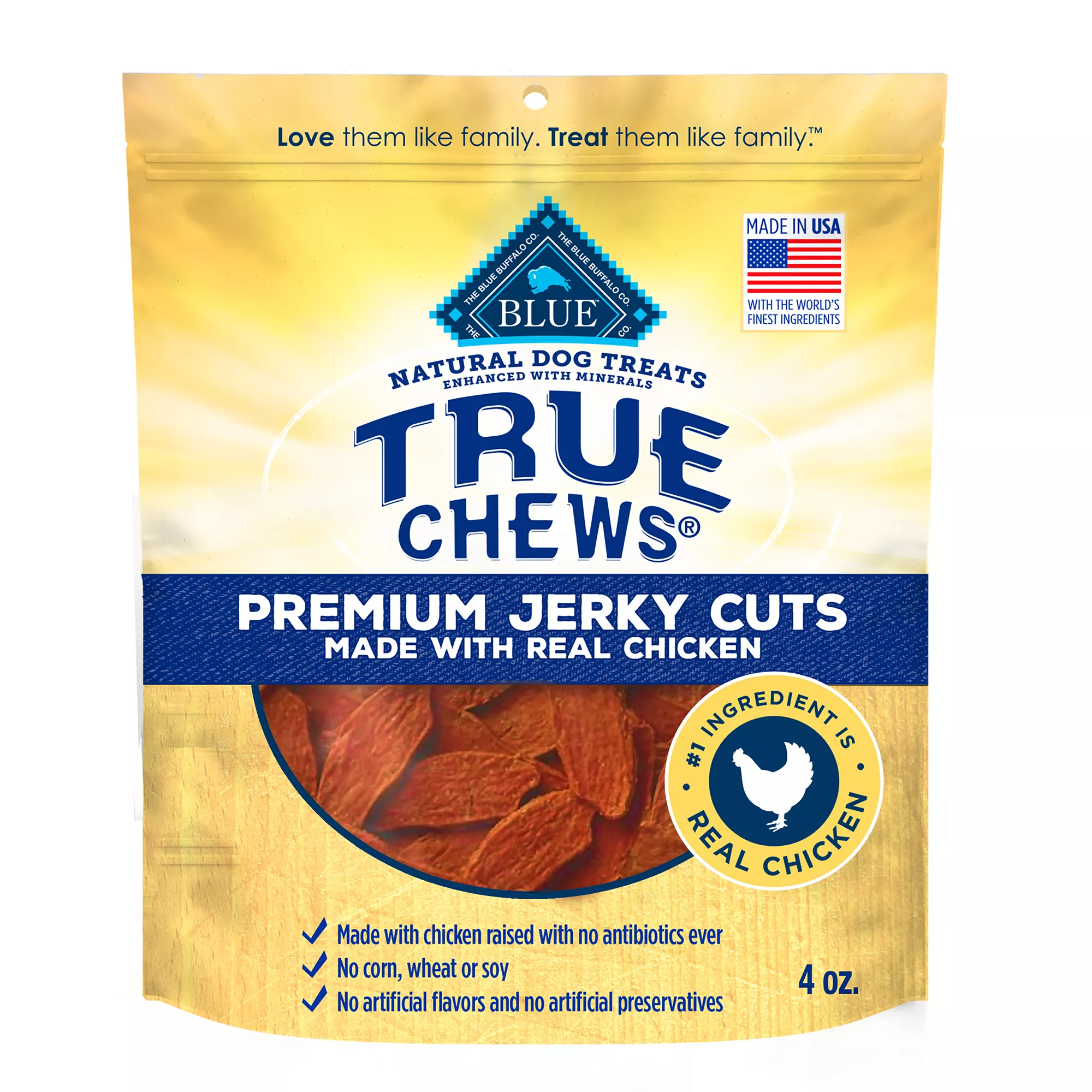 True Chews Chicken Jerky 4 OZ