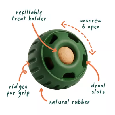 Product WOOF Pupsicle Treat Dispensing Dog Toy, Green