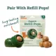 Product WOOF Pupsicle Treat Dispensing Dog Toy, Green