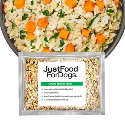 Product JustFoodForDogs All Life Stages Frozen Dog Food - Chicken & White Rice