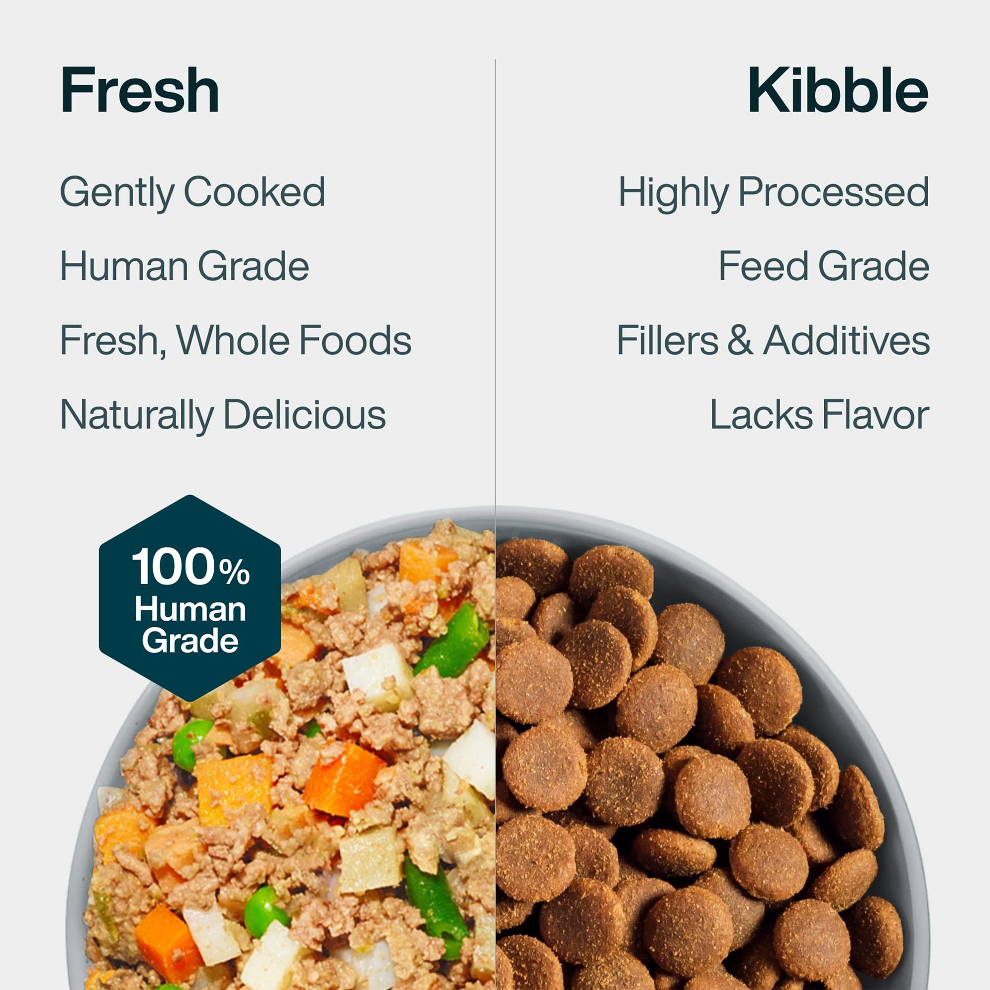 JustFoodForDogs Adult Frozen Dog Food - Beef & Russet Potato