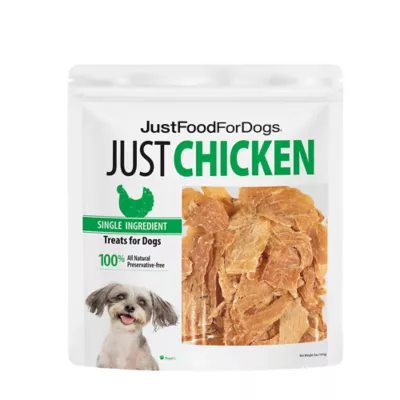 Product JustFoodForDogs Just Chicken Single Ingredient Chicken Breast All Life Stages Dog Treats