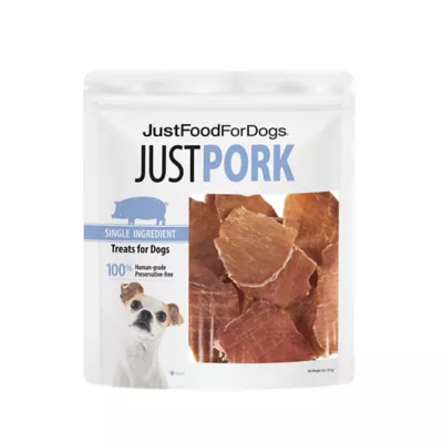 Product JustFoodForDogs Just Pork Single Ingredient All Life Stages Dog Treats