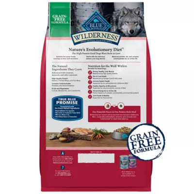 Product Blue Buffalo Wilderness Nature's Evolutionary Diet Adult Dog Dry Food - Grain Free, Salmon