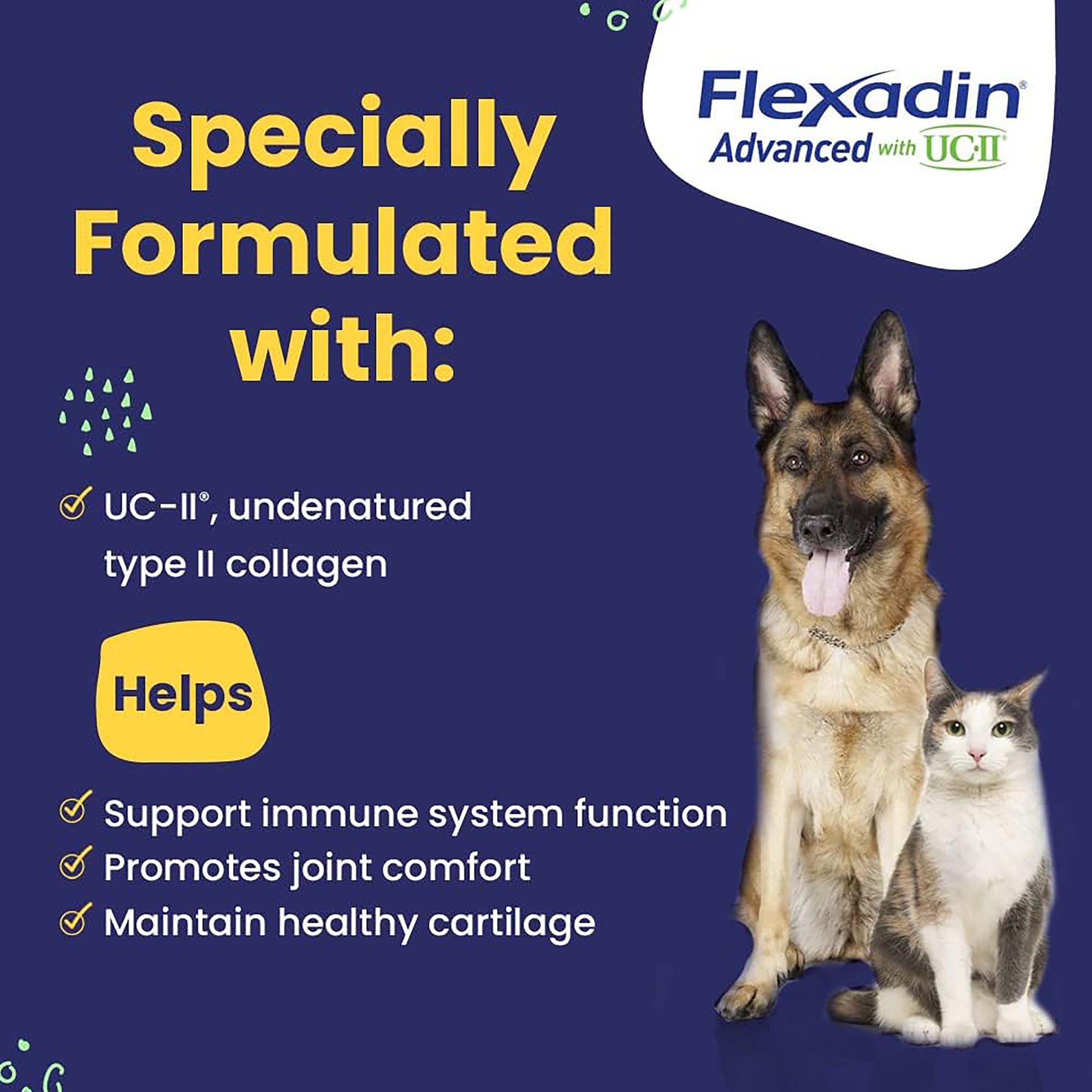 Vetoquinol Flexadin Advanced with UCII Collagen Soft Chews