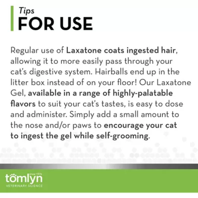 Product Tomlyn Laxatone Hairball Remedy Maple-Flavored Gel for Cats