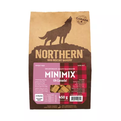 Product Northern Mini Mix 'Oh Canada!' Biscuits Dog Treat - Bacon & Poutine