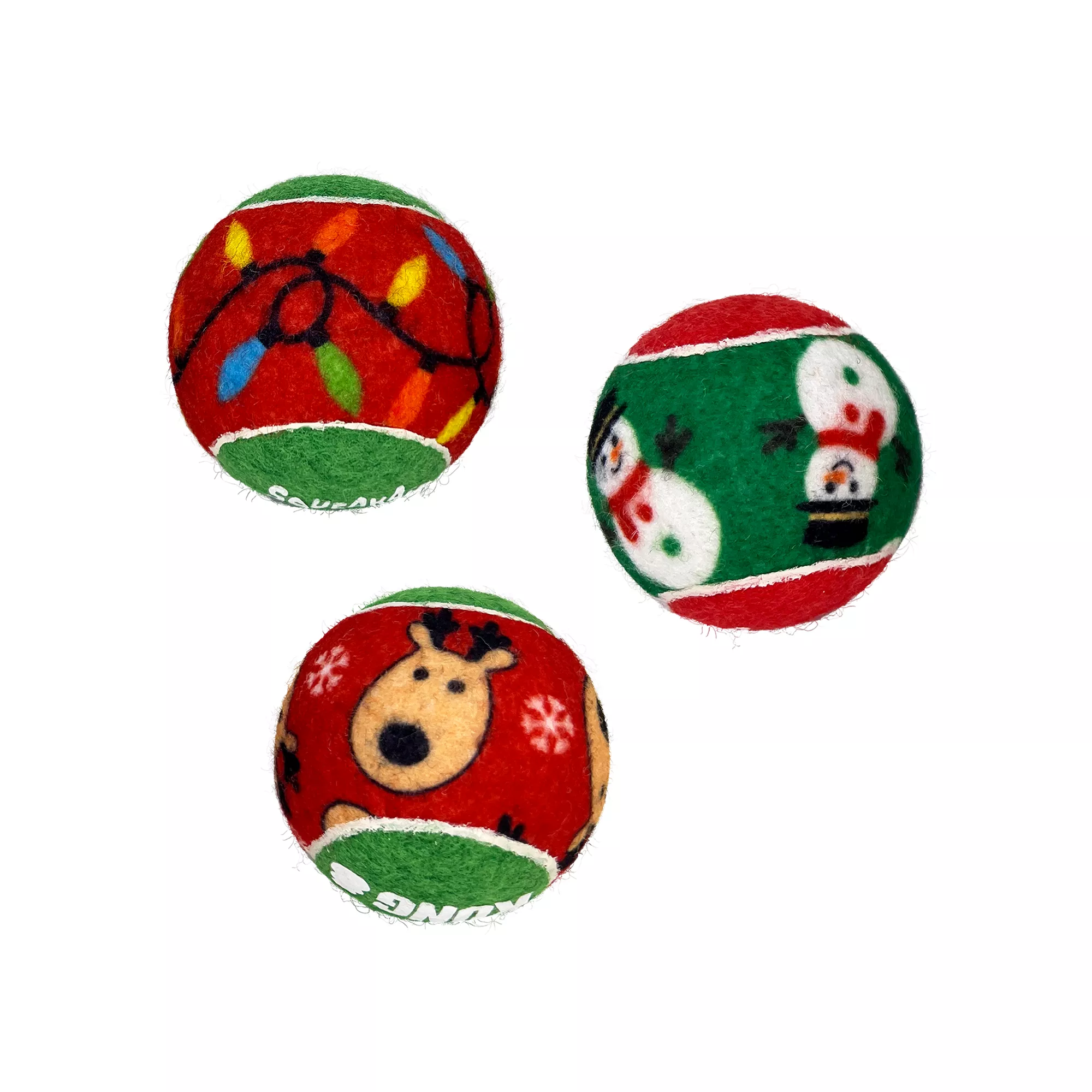 KONG® Holiday SqueakAir Balls