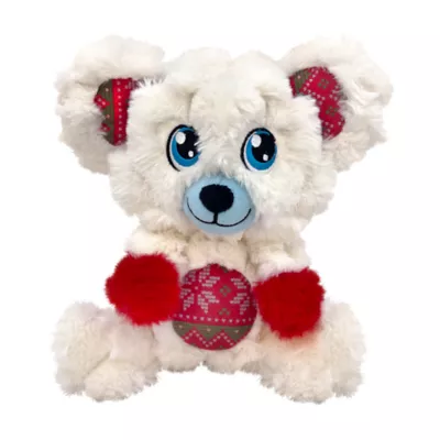 Product KONG® Holiday Scrumplez Polar Bear Dog Toy