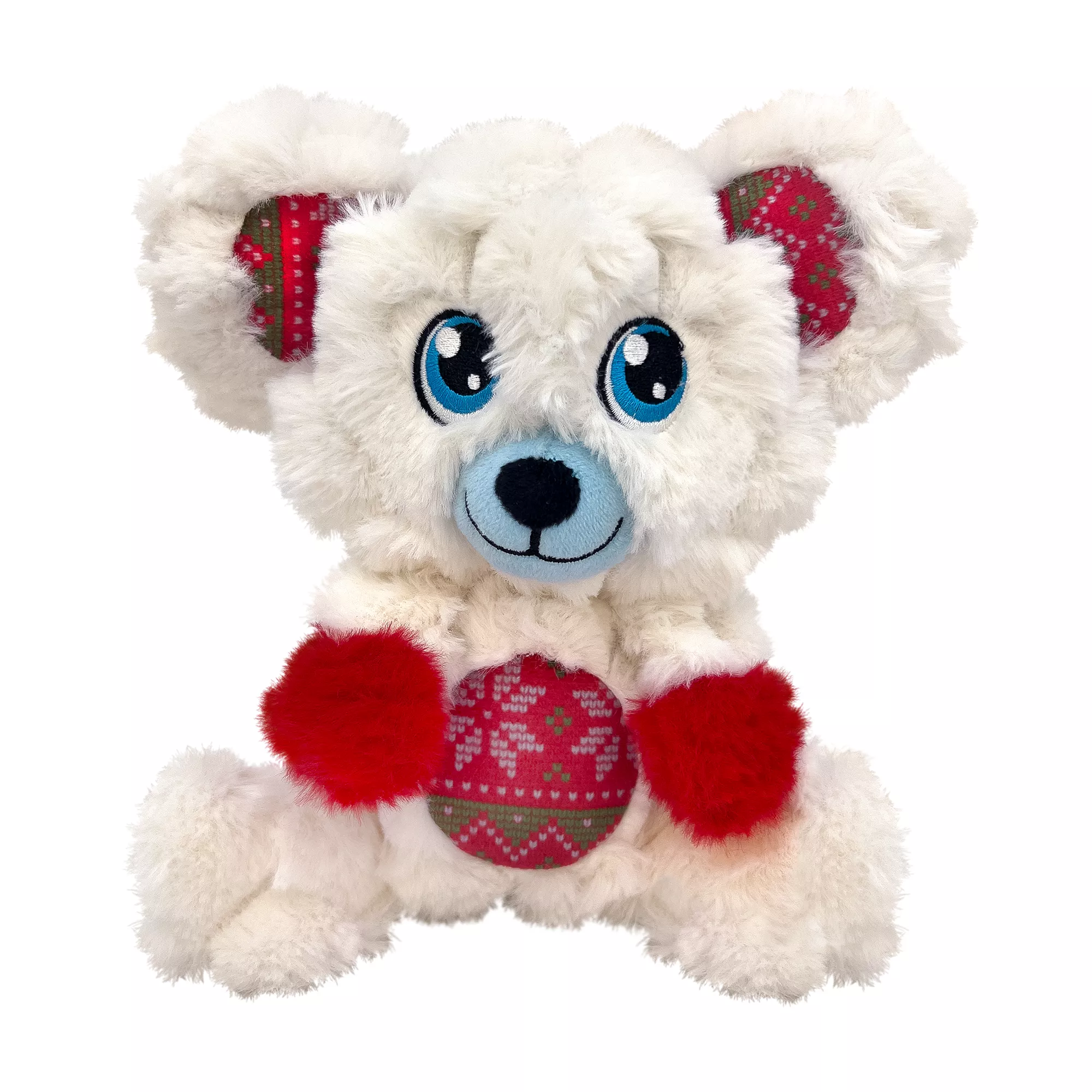 KONG® Holiday Scrumplez Polar Bear Dog Toy