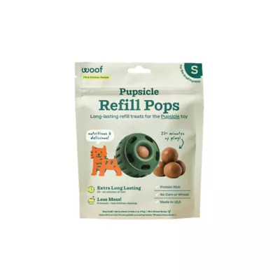 Product WOOF Pupsicle Refill Pops: Peanut Butter and Chicken Recipe