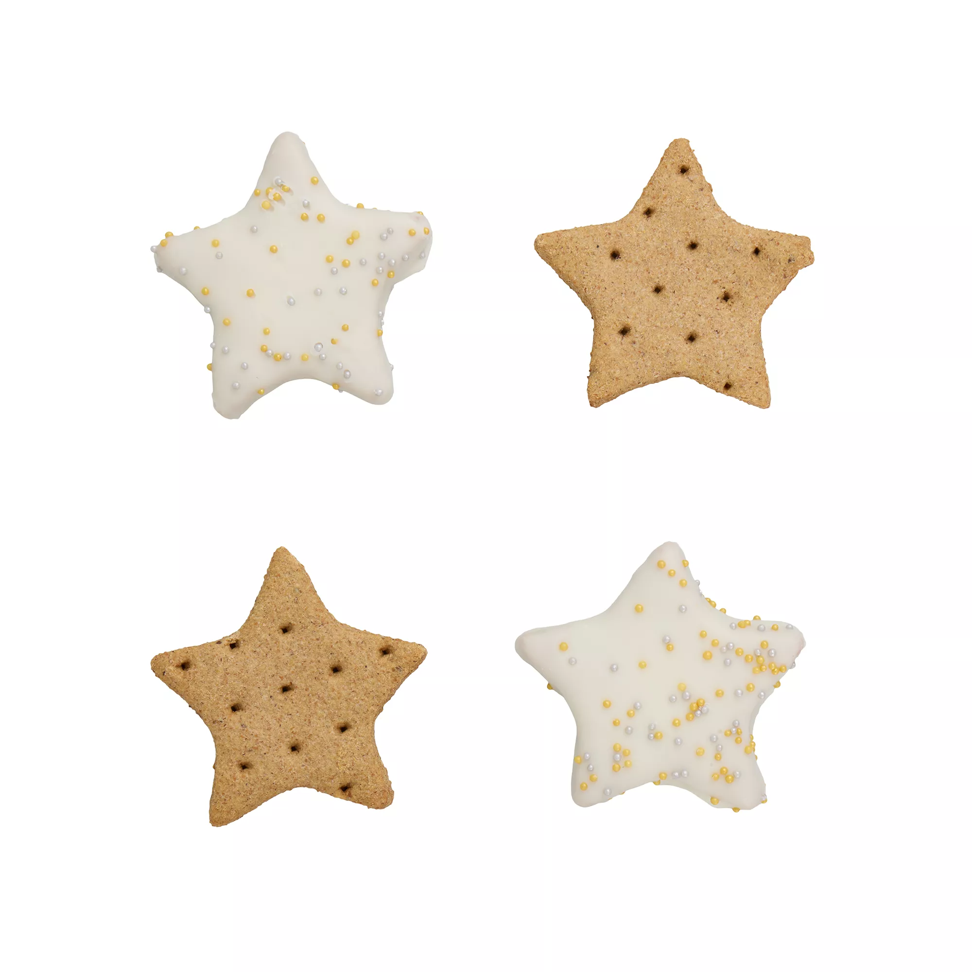 Merry & Bright Individually Wrapped Star Cookies 8 Count 5.5 OZ