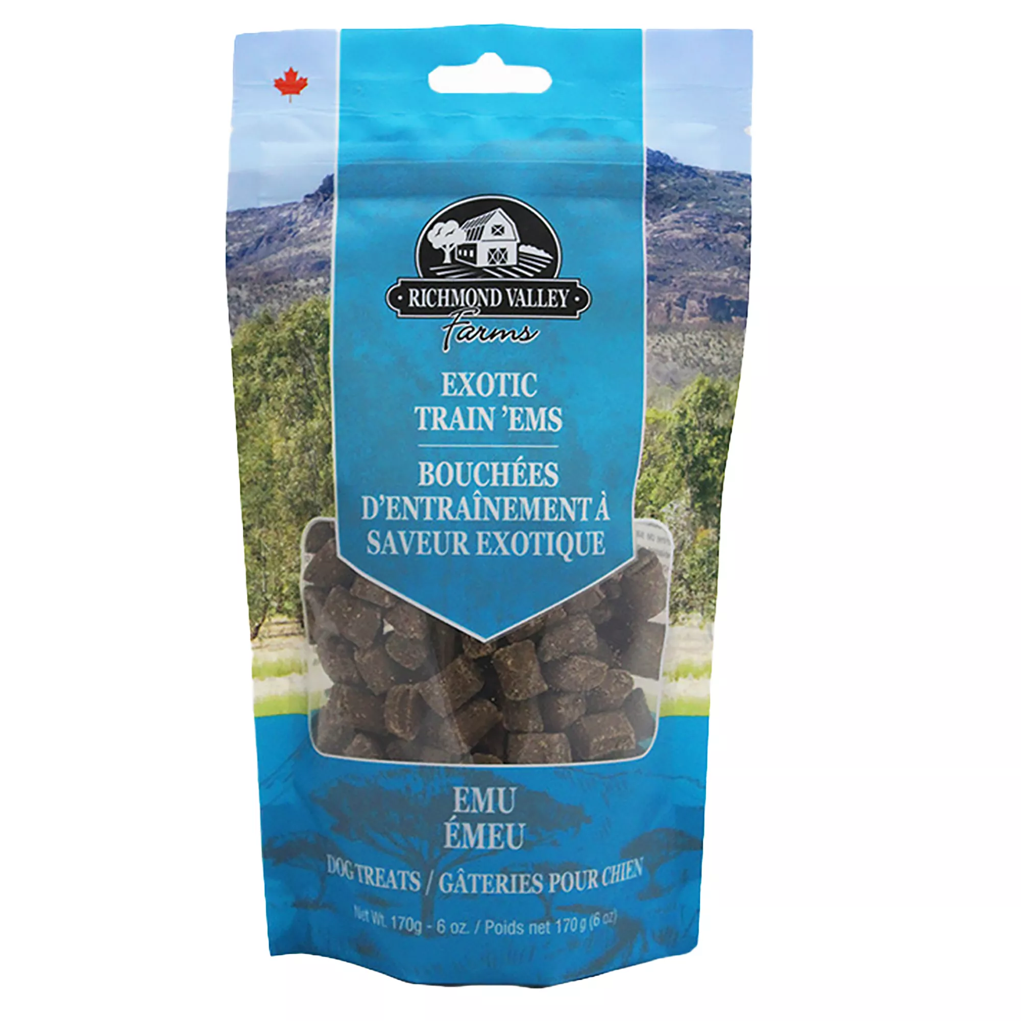 Richmond Valley Farms Exotic Train 'Ems Adult Dog Treats - Emu