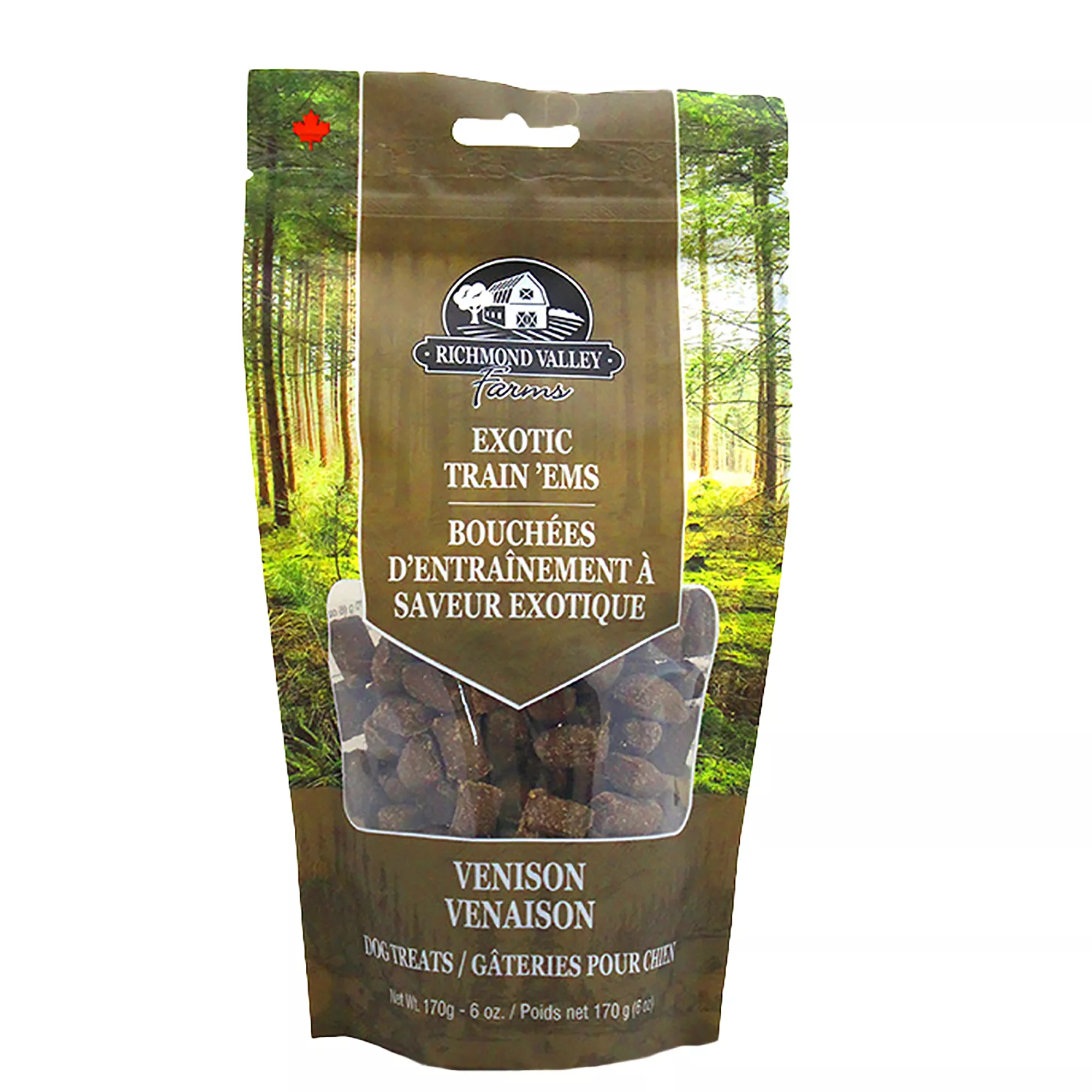 Richmond Valley Farms Exotic Train 'Ems Adult Dog Treats - Venison