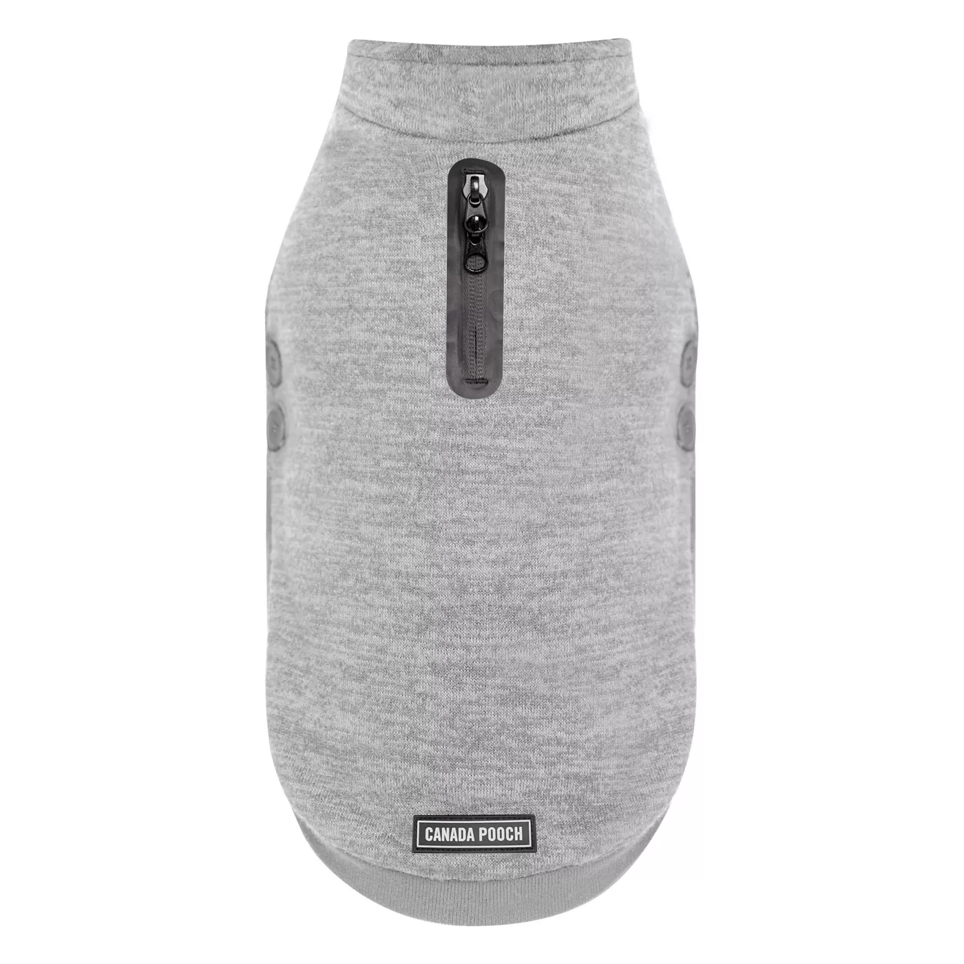 Canda Pooch Waterproof Dog Sweater Grey