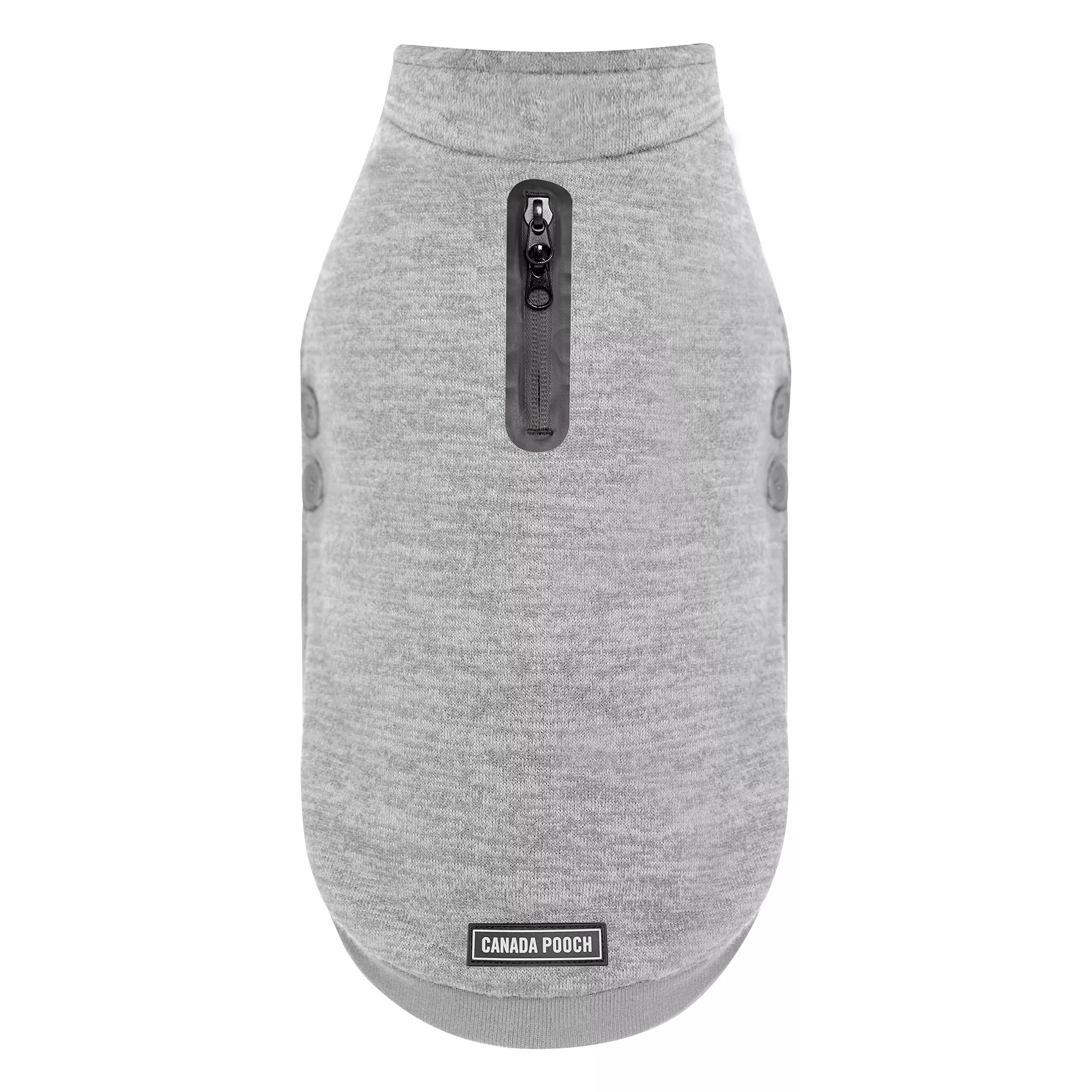 Canda Pooch Waterproof Dog Sweater - Grey