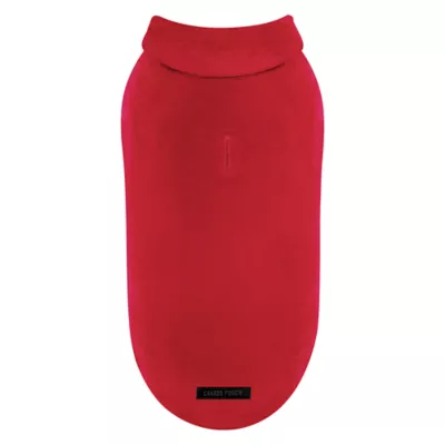 Canada Pooch Easy On Stretch Dog Fleece - Red - Image 1
