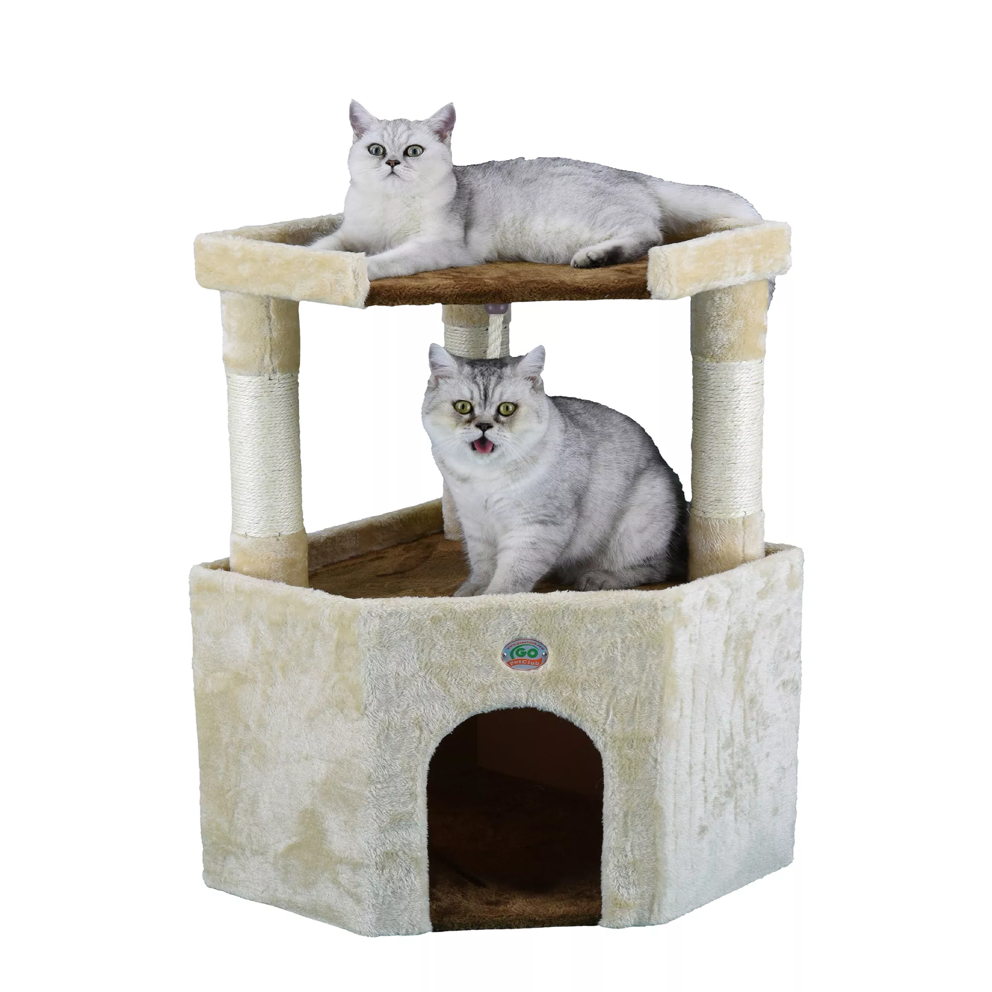 Go Pet Club 32" Cat Tree Condo with Large Perch