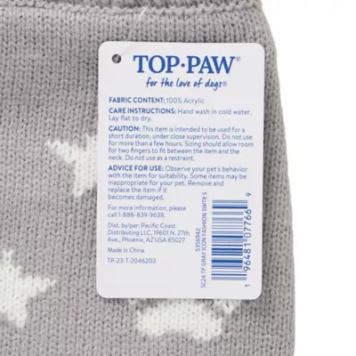 Product Top Paw Gray Icon Fashion Sweater