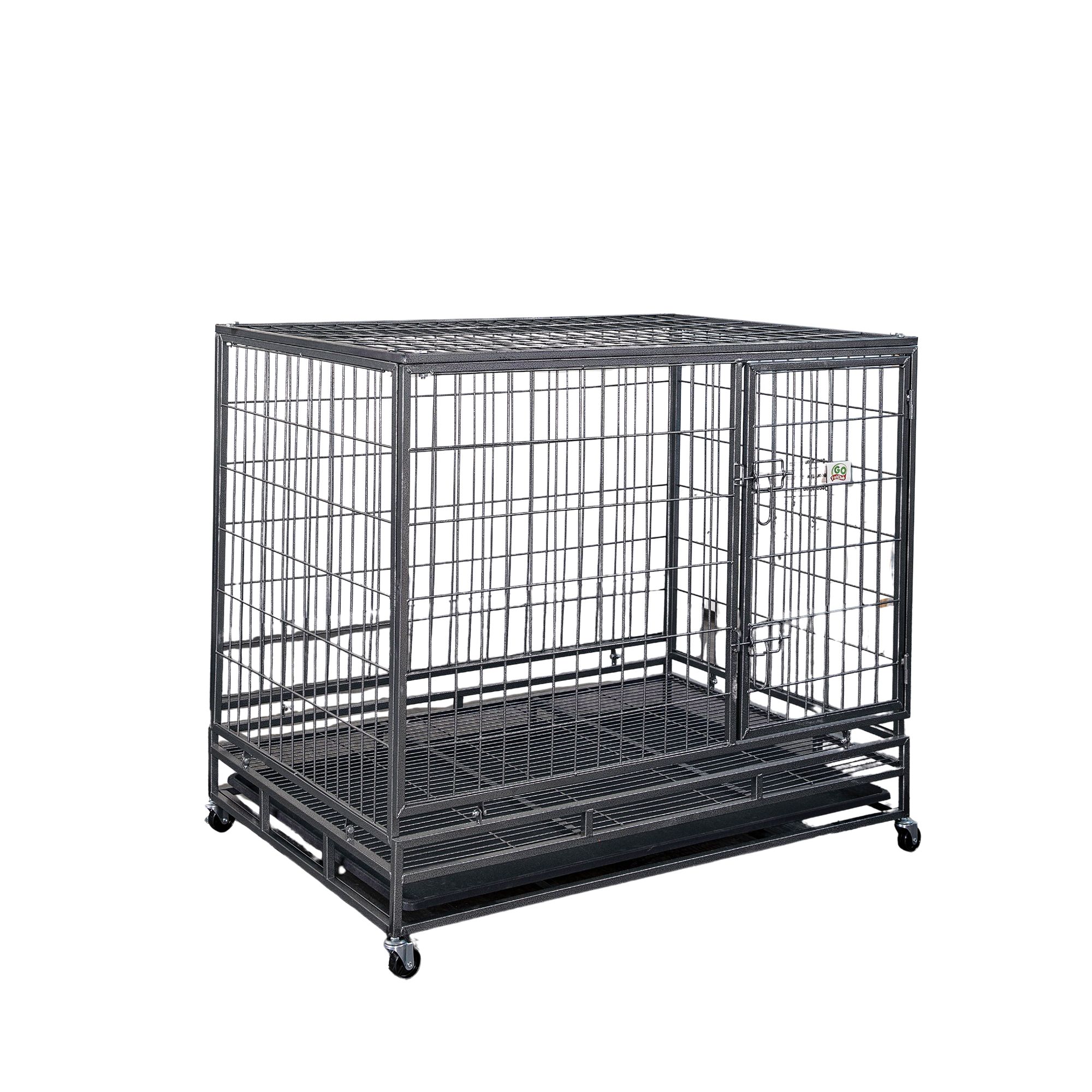 Go Pet Club Heavy Duty Steel Pet Crate Size 43 L x 30 W x 38 H